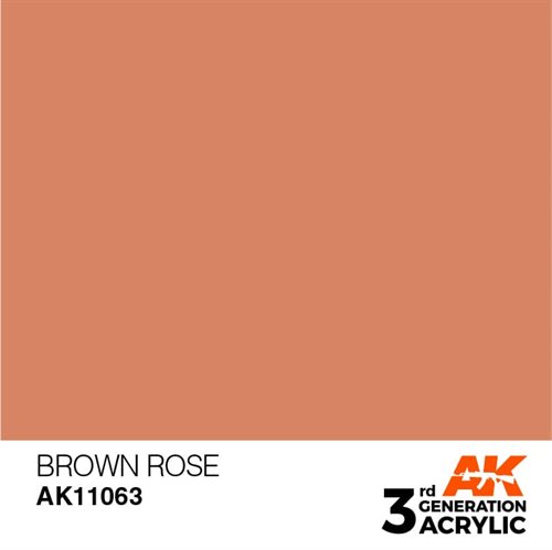 AK11063 Akryl maling, 17 ml, brun rosa - standard