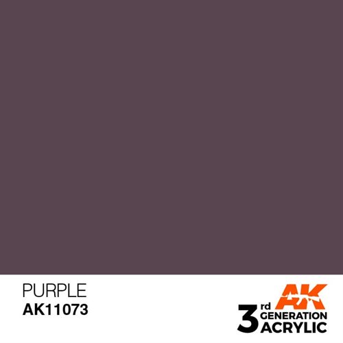 AK11073 Akryl maling, 17 ml, lilla - standard