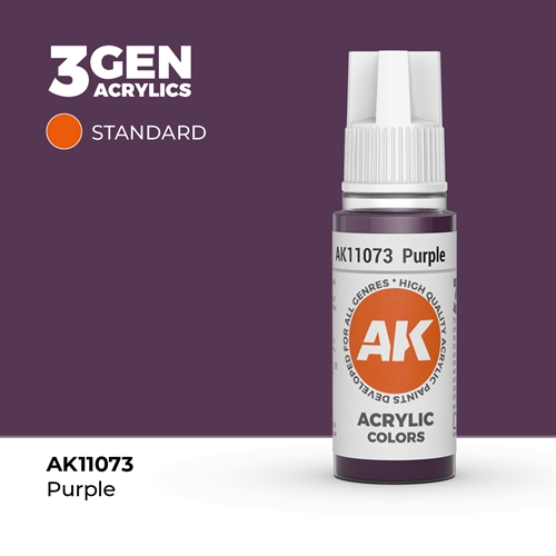 AK11073 Akryl maling, 17 ml, lilla - standard