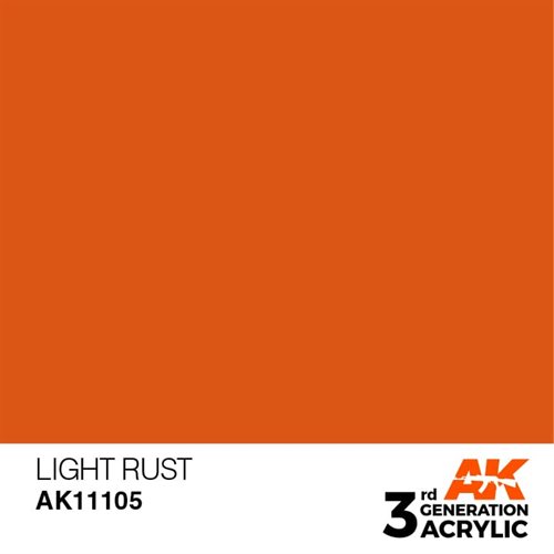 AK11105 Akryl maling, 17 ml, lys rust - standard