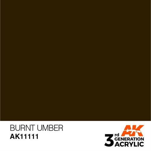 AK11111 Akryl maling, 17 ml, brændt umber - standard
