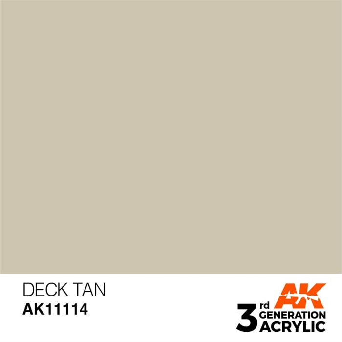 AK11114 Akryl maling, 17 ml, dæk tone - standard