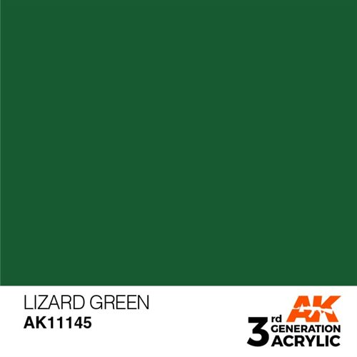 AK11145 Akryl maling, 17 ml, øgle grøn - standard