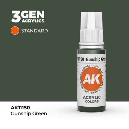 AK11150 Akryl maling 17 ml, våben grøn - standard