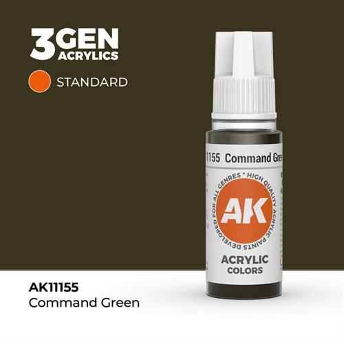 AK11155 Akryl maling, 17 ml, kommando - standard
