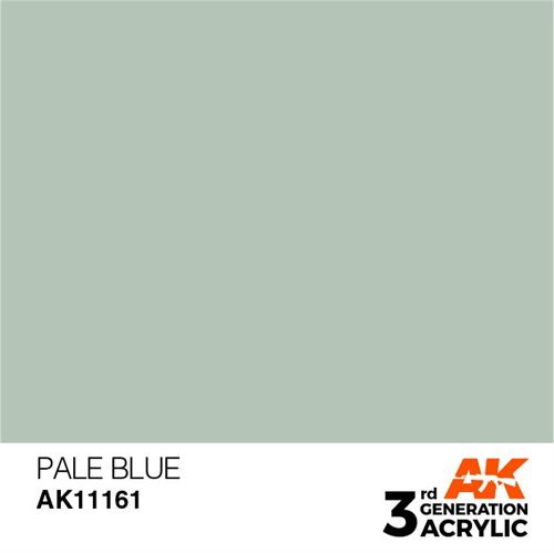 AK11161 Akryl maling, 17 ml, bleg blå - standard