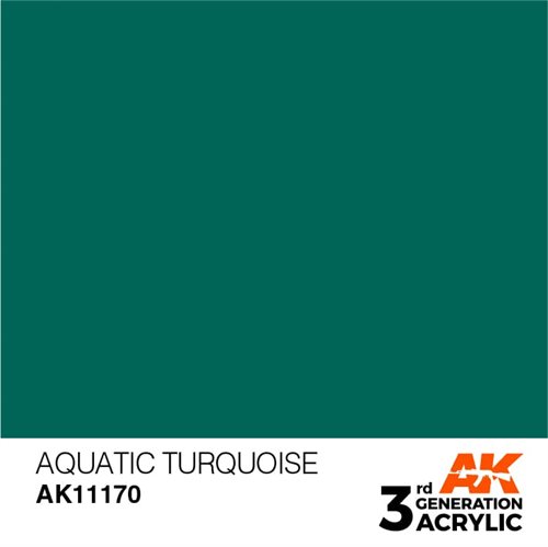 AK11170 Akryl maling aquatic turkis - standard