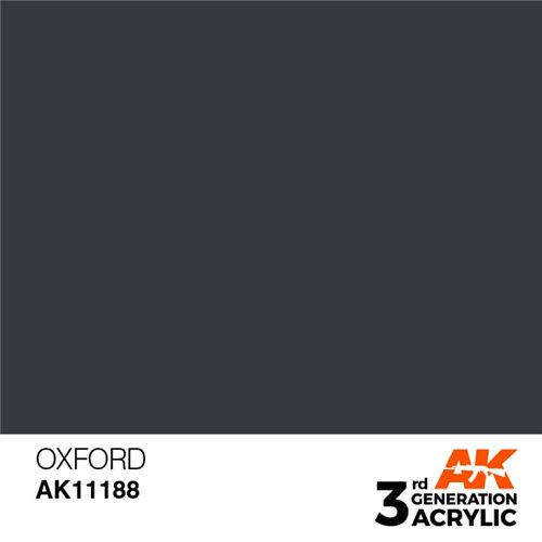 AK11188 Akryl maling, 17 ml, oxford - standard