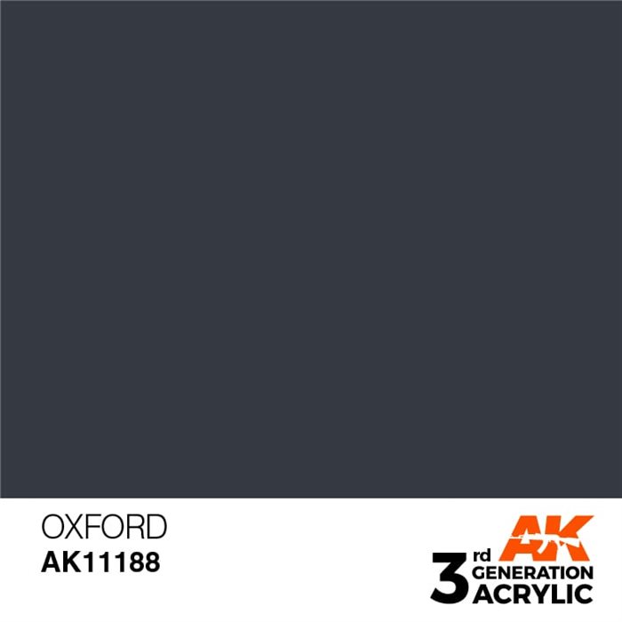 AK11188 Akryl maling, 17 ml, oxford - standard