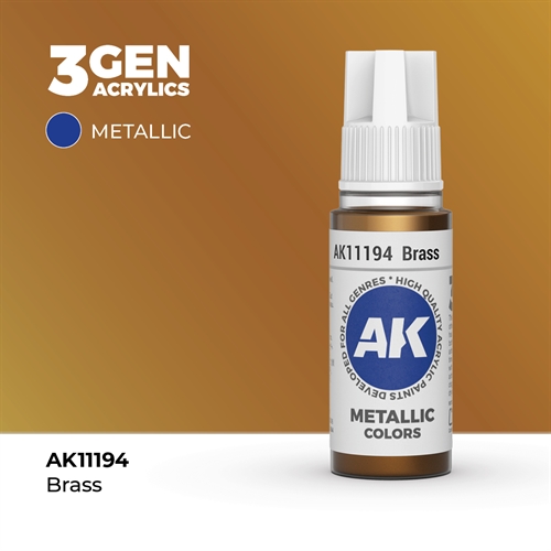 AK11194 Akryl maling, 17 ml, kobber - metallic
