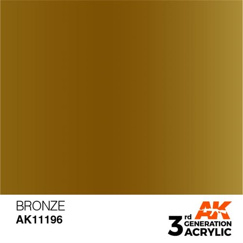 AK11196 Akryl maling, 17 ml, bronze - metallic