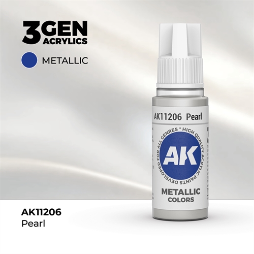 AK11206 Akryl maling, 17 ml, perlemor - metallic