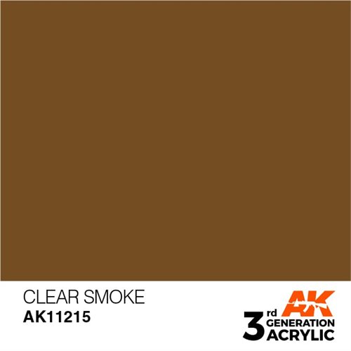 AK11215 Akryl maling, 17 ml, klar røg - standard
