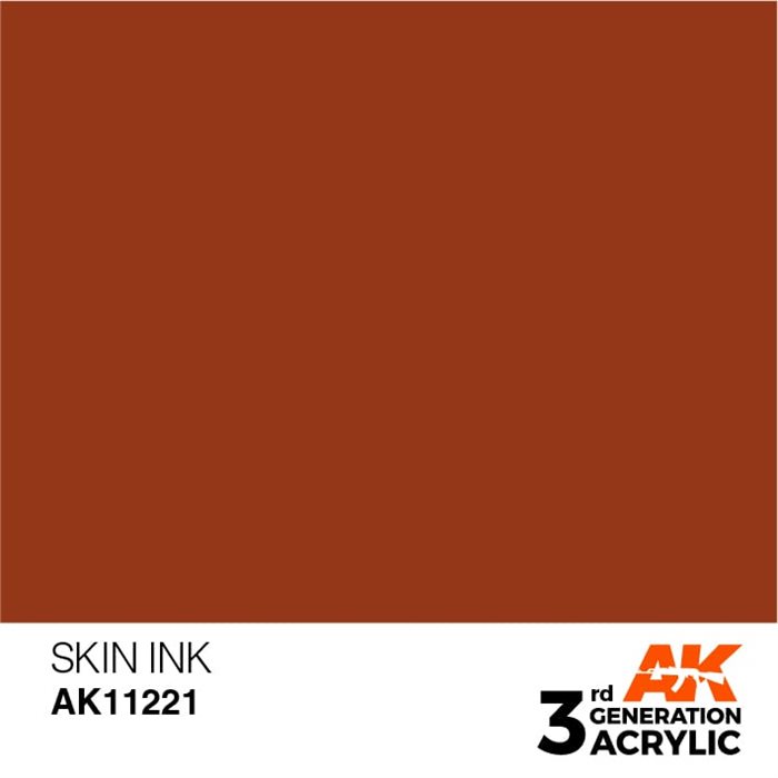 AK11221 Akryl maling, 17 ml, skin - ink