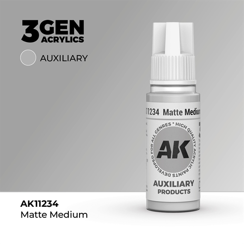 AK11234 Akryl maling, 17 ml, mat medium - auxiliary
