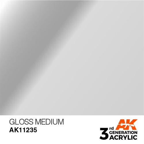 AK11235 Akryl maling, 17 ml, glans medium - auxiliary