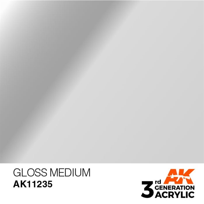 AK11235 Akryl maling, 17 ml, glans medium - auxiliary
