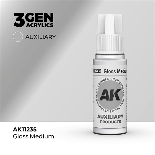 AK11235 Akryl maling, 17 ml, glans medium - auxiliary