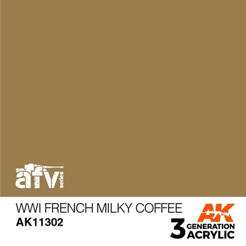 AK11302 WWI Fransk mælke kaffe – AFV, 17 ml
