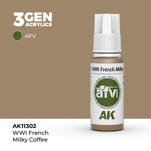 AK11302 WWI Fransk mælke kaffe – AFV, 17 ml