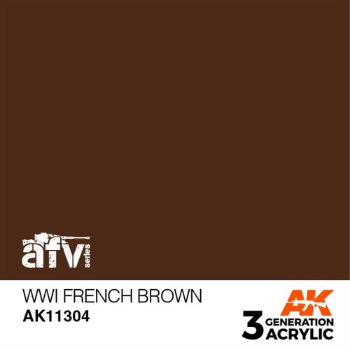 AK11304 WWI Fransk brun – AFV, 17 ml