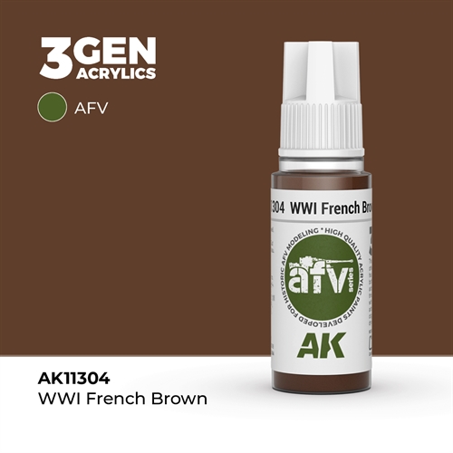 AK11304 WWI Fransk brun – AFV, 17 ml