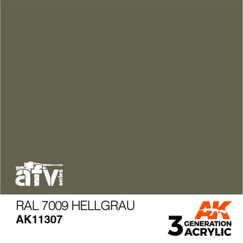 AK11307 RAL 7009 Lys grå– AFV, 17 ml