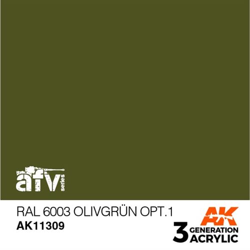 AK11309 RAL 6003 Olivengrøn OPT.1  – AFV, 17 ml