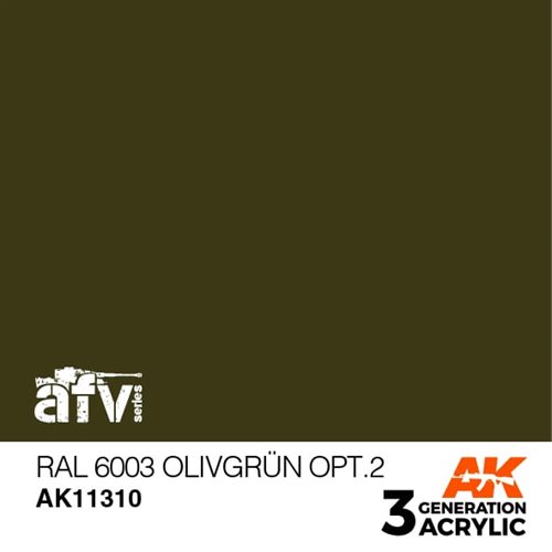 AK11310 RAL 6003 Olivengrøn OPT.2  – AFV, 17 ml