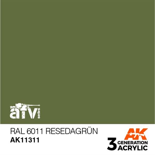 AK11311 RAL 6011 Mignonette grøn – AFV, 17 ml