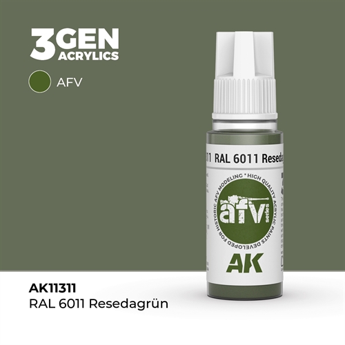 AK11311 RAL 6011 Mignonette grøn – AFV, 17 ml