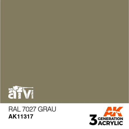 AK11317 RAL 7027 Grå– AFV, 17 ml