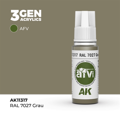 AK11317 RAL 7027 Grå– AFV, 17 ml