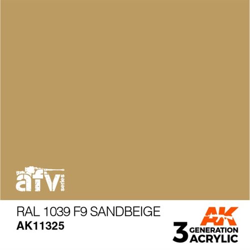 AK11325 RAL 1039 F9 SANDBEIGE– AFV, 17 ml