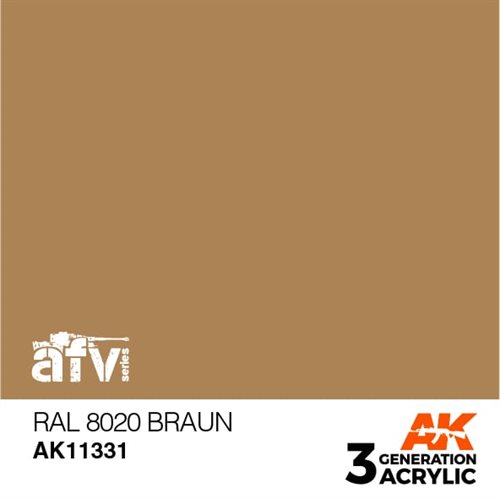 AK11331 RAL 8020 Brun – AFV, 17 ml