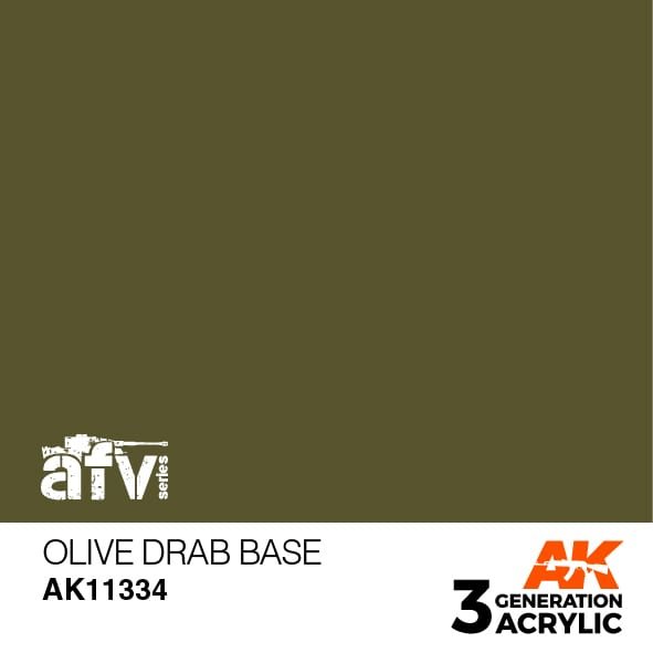 AK11334 Olivengrøn base– AFV, 17 ml