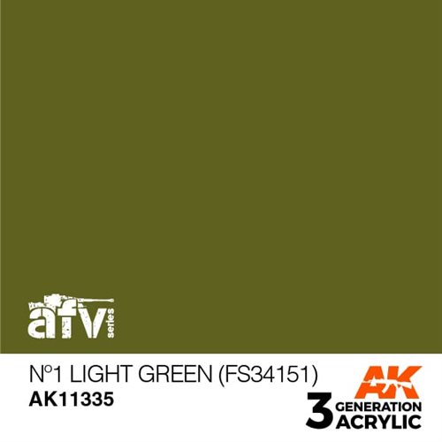 AK11335 Nº1 Lys grøn (FS34151) – AFV, 17 ml