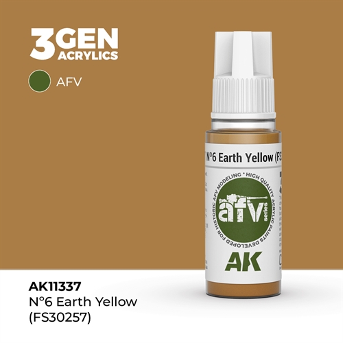 AK11337 Nº6 Jord gul (FS30257) – AFV, 17 ml