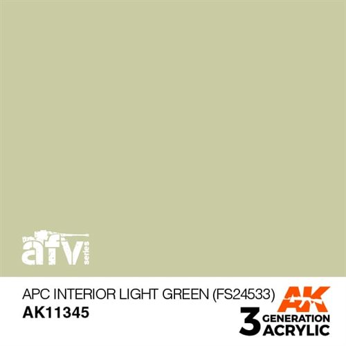 AK11345 APC INTERIOR LIGHT GREEN (FS24533)– AFV, 17 ml