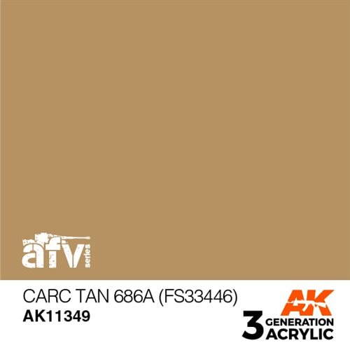 AK11349 Carc tan 686A (FS33446)– AFV, 17 ml