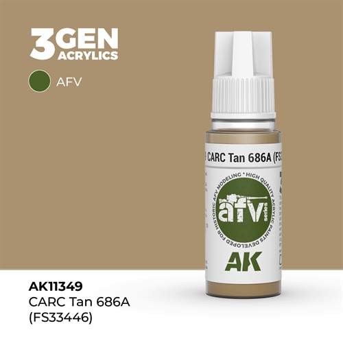 AK11349 Carc tan 686A (FS33446)– AFV, 17 ml