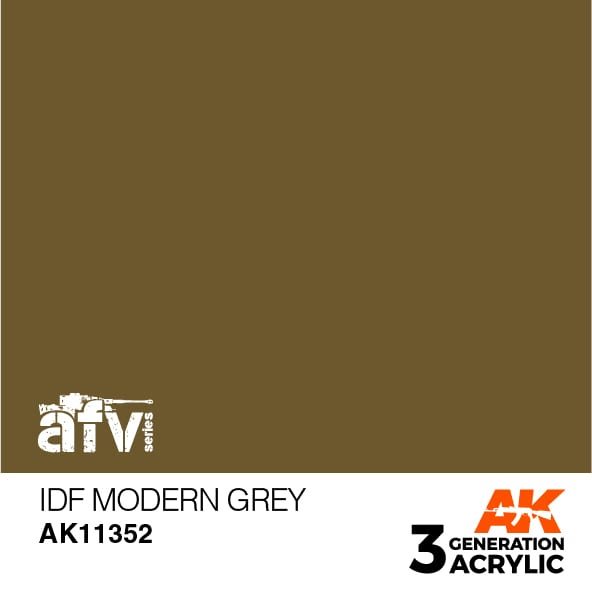 AK11352 IDF Moderne grå – AFV, 17 ml