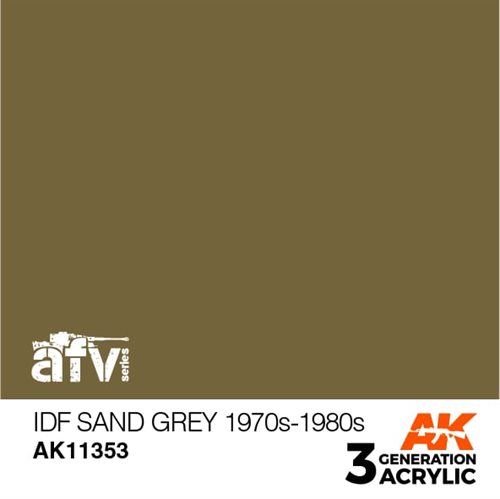 AK11353 IDF Sand grå 1970S-1980S – AFV, 17 ml