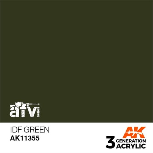 AK11355 IDF Grøn – AFV, 17 ml