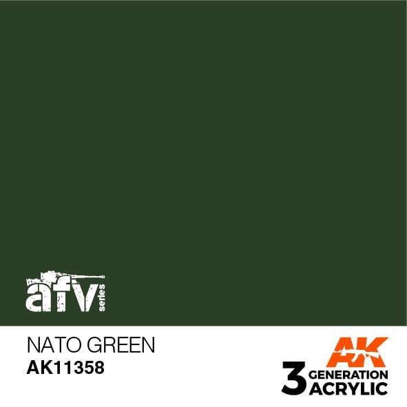 AK11358 Nato grøn – AFV, 17 ml