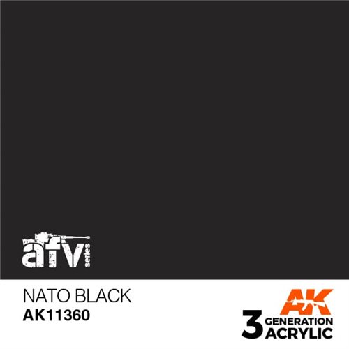 AK11360 Nato sort – AFV, 17 ml