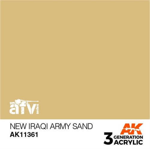 AK11361 Ny irakisk hær sand – AFV, 17 ml