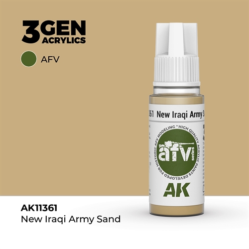 AK11361 Ny irakisk hær sand – AFV, 17 ml