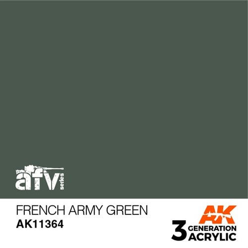 AK11364 Fransk hær grøn – AFV, 17 ml