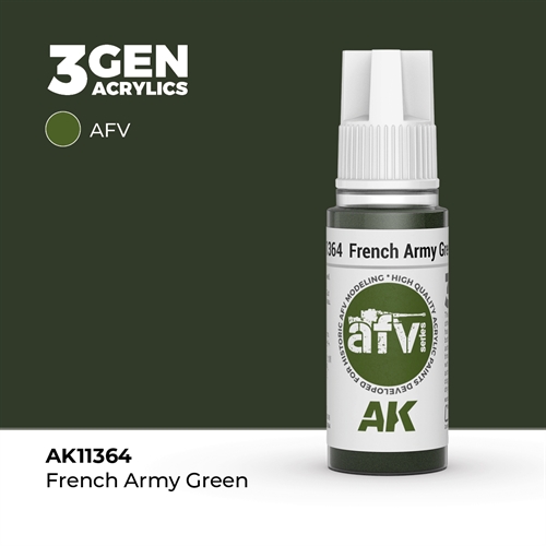 AK11364 Fransk hær grøn – AFV, 17 ml
